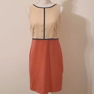 Colorblock Work Dress